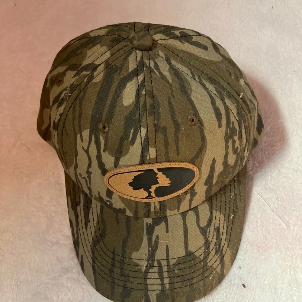Camo Baseball Cap with Silhouette Patch